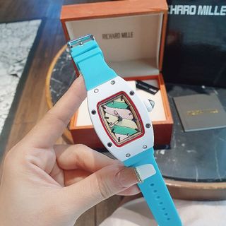 ĐỒNG HỒ TRUNG CẤP NỮ RI.CHA MILER KẸO XANH