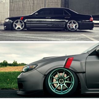 Tem dán sport xe hơi decal dán trang trí xe phong cách phi cơ. Miếng dán trang trí cho sendan hay SUV