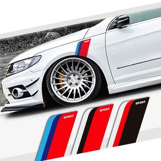 Tem dán sport xe hơi decal dán trang trí xe phong cách phi cơ. Miếng dán trang trí cho sendan hay SUV