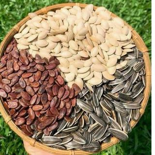 HẠT TẾT MIX 3 VỊ, HƯỚNG DƯƠNG, HẠT DƯA, HẠT BÍ TRẮNG - WINNIE HOUSE