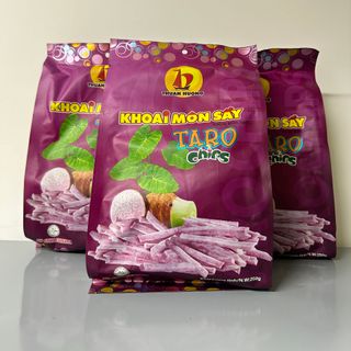 Khoai môn sấy 250g (gói) - Taro chips 250gr