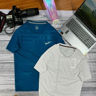 Áo thun lạnh cổ tròn dập vân hoa cao cấp