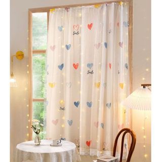HL014-Rèm cửa sổ dán tường phòng ngủ chống nắng rèm cửa chính phòng khách voan cao cấp chống muỗi ngăn phòng 2 lớp dễ lắp đặt