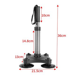 SP099-Gậy lò xo tập cơ tay dụng cụ tập vật tay inox cao cấp lực 30LB - 50LB có đế hít chân không luyện tập thể thao tại nhà