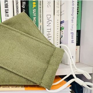 Khẩu trang vải 3D (3 lớp) kháng khuẩn chống bụi -Hoạ Tiết Hoa Dây Hồng Mềm Mại