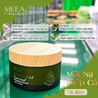 Mặt nạ diếp cá meea organic 2 tem chính hãng