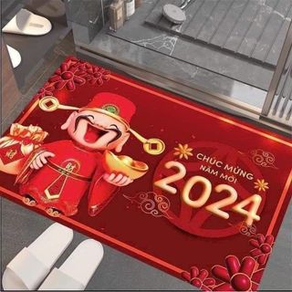 [ THẢM TẾT ]THẢM CHÙI CHÂN 3D BALI SIÊU THẤM CTB284 - BECHIP