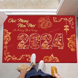 [ THẢM TẾT ]THẢM CHÙI CHÂN 3D BALI SIÊU THẤM CTB284 - BECHIP