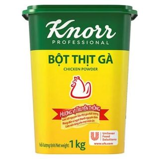 Hạt Nêm Knorr Bột Thịt Gà hủ 1 kg Thùng 6 hủ giá sỉ