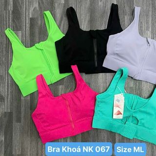 Bra khóa nk 067 5 màu size ml mới nhất 2023 Thể Thao cao cấp Siêu Đẹp Giá Sỉ, giá sỉ