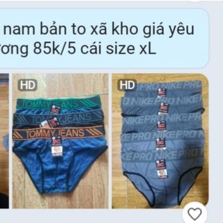 Quần lót nam xả kho