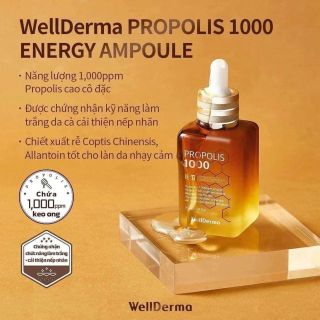 Serum Keo Ong Wellderma Propolis 1000 Energy Ampoule 50ml Hàn Quốc giá sỉ