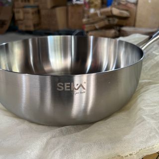 Chảo inox 304 đúc nguyên khối size 26cm Seka (Kiện 20 cái)🍗🍖🍟🥘 Sỉ  : 284,000 Lẻ : 312,200