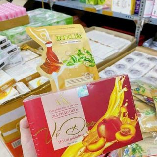 Trà Đào Đông Anh tặng detox mẫu mới và thẻ cào [ cam kết chính hãng]