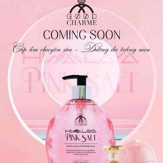 Sữa tắm muối hồng Himalaya good charm 500ml tặng kèm nước hoa