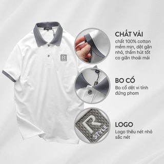 Áo thun polo nam, áo phông nam Men R
