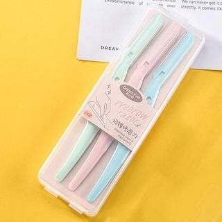 Dao cạo lông mày bộ 3 dao Dream Kiss kèm hộp nhựa sang trọng