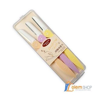Dao cạo lông mày bộ 3 dao Dream Kiss kèm hộp nhựa sang trọng