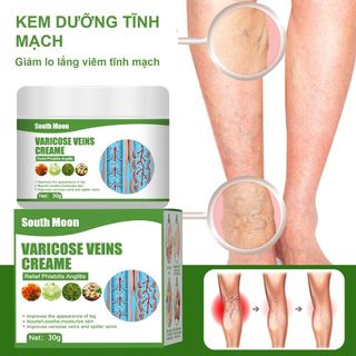 Kem Giãn Tĩnh Mạch Chân Đông Y Thảo Dược Lưu Thông Máu Phục Hồi Giãn tĩnh mạch -30gr