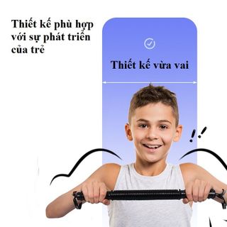 SP101 - Gậy bẻ tập cơ tay trẻ em thanh lò xo cao cấp mức lực 5kg 7kg 9kg có dây an toàn cho bé khi tập giúp bé rời xa điện thoại