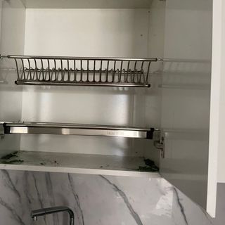 Kệ bát đĩa cố định chữ V 2 tầng TaKing