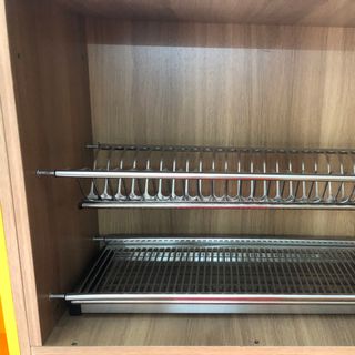 Kệ bát đĩa cố định chữ V 2 tầng TaKing