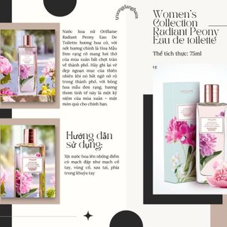 Nước hoa Oriflame nữ Women’s Collection Radiant Peony Eau de toilette Oriflame