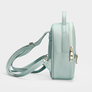 Balo Da Nữ Mini Phối Ngăn Đơn Giản Thanh Lịch BN102