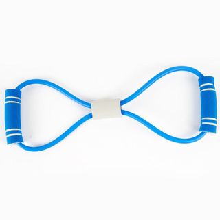 SP102 - Dây kéo đàn hồi kháng lực tập yoga tập tay, chân vòng số 8 đa năng chất liệu cao su siêu bền tay nắm đệm mút siêu âm ái