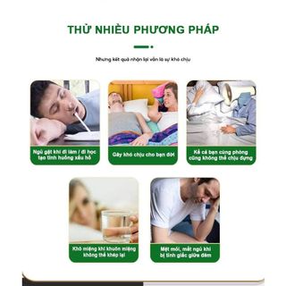 Xịt Chống Ngáy Ngủ Rhinitis Spray giảm nghẹt mũi chống ngạt mũi, cải thiện giấc ngủ ngon và sâu giấc - 20ml
