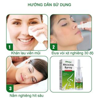 Xịt Chống Ngáy Ngủ Rhinitis Spray giảm nghẹt mũi chống ngạt mũi, cải thiện giấc ngủ ngon và sâu giấc - 20ml