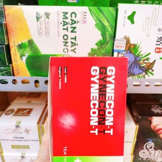 Thuốc đặt phụ khoa gynecon trà xanh Thái Lan 1 hộp 20 vỉ , mỗi vỉ 5 viên cam kết chính hãng