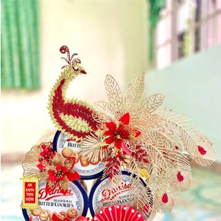 Tháp Công Phụng Tài Lộc - Bánh Danisa Hộp 454 gr