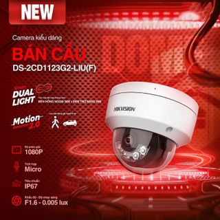 Camera IP 2MP Bán Cầu HIKVISION DS-2CD1123G2-LIUF