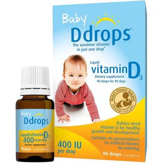 Vitamin D3 Ddrops 400IU (Hàng Mỹ) cho trẻ sơ sinh và trẻ nhỏ. giá sỉ