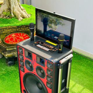 Loa Karaoke Màn Hình KT-1925 - Loa Bluetooth Kèm Micro Cao Cấp 2024, Màn Hình 21inch Sắc Nét, Bass Trầm 40cm Và 14 Loa Tích Hợp, Âm Thanh Siêu Hay, Bảo Hành 12 Tháng