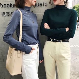 ÁO GIỮ NHIỆT NỮ DÀI TAY LÓT NỈ SIÊU ẤM CTB599 - BECHIP