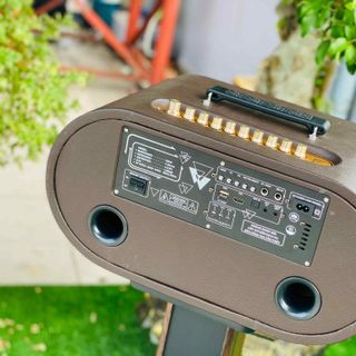 Loa Xách Tay Karaoke Chính Hãng MTMAX DK11Pro 3 Đường Tiếng 2 Bass 16 Công Suất Lớn Thiết Kế Hình Bầu Dục Đường Cong Mềm Mại
