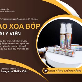 Cao Xoa Bóp Thảo Dược THÁI Y VIỆN (10ml) Cải Thiện Đau Nhức Cơ Xương Khớp