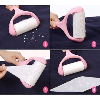 HL030-Cây lăn bụi quần áo thảm sofa CSHome dính bụi bẩn lông chó mèo tóc đa năng dùng được rất nhiều lần
