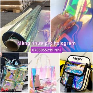 Màng nhựa pvc hologram ánh kim 7 màu