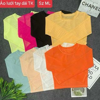 Áo lưới tay dài Tk1 8 màu size mL mới nhất 2023 Thể Thao cao cấp Siêu Đẹp Giá Sỉ,