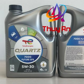 Dầu TOTAL QUARTZ 7000 5W-30 FUTURE GF6 - Dầu Gốc Khoáng Bán Tổng Hợp - Nhập Khẩu Singapore (Bình 4L)
