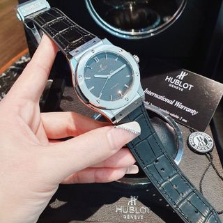 ĐỒNG HỒ CƠ NAM CAO CẤP HUB NIỀNG TRƠN SILVER
