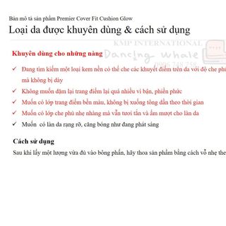 LEHWAYI Cover Fit Cushion Glow - 21 White