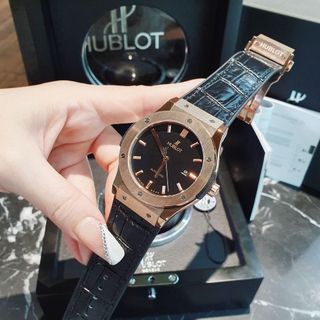 ĐỒNG HỒ CƠ NAM CAO CẤP HUB NIỀNG TRƠN GOLD ROSE