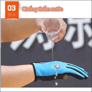GĂNG TAY ĐI MƯA CHỐNG THẤM NƯỚC, CHỐNG LẠNH CÓ CẢM ỨNG ĐIỆN THOẠI CTB601
