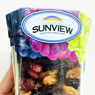 Hủ 425gr Nho khô không hạt California trộn 4 loại Sunview Raisins nhập Mỹ giá sỉ