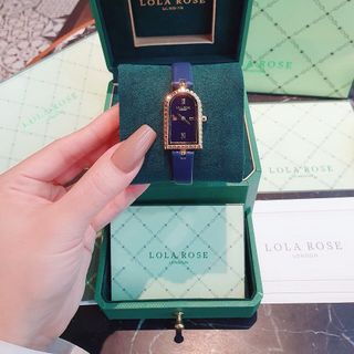 ĐỒNG HỒ NỮ DA SIÊU CẤP LOLA.ROSE XANH ĐẬM