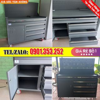 Tủ đồ nghề 5 ngăn khoá có bánh xe đẩy